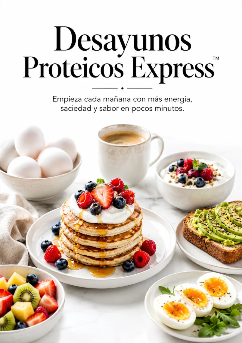 Portada de Desayunos Proteicos Express